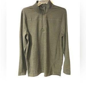 Men’s Swiss tech pull over sweater Sz M NWOT